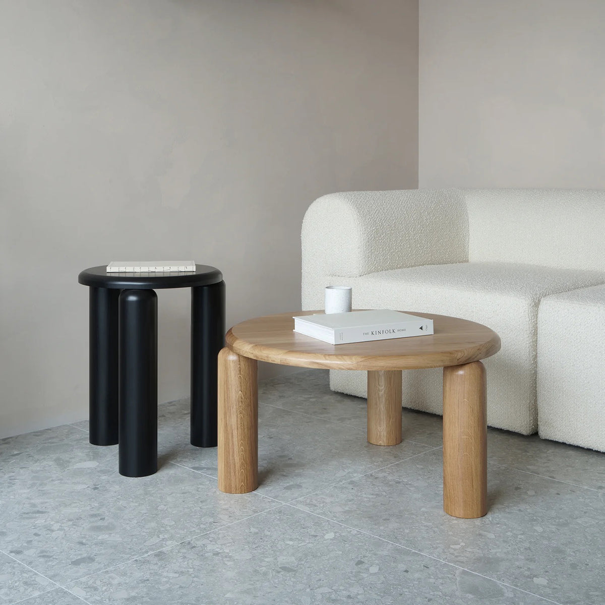 Neo Low Oak Wood Coffee Table