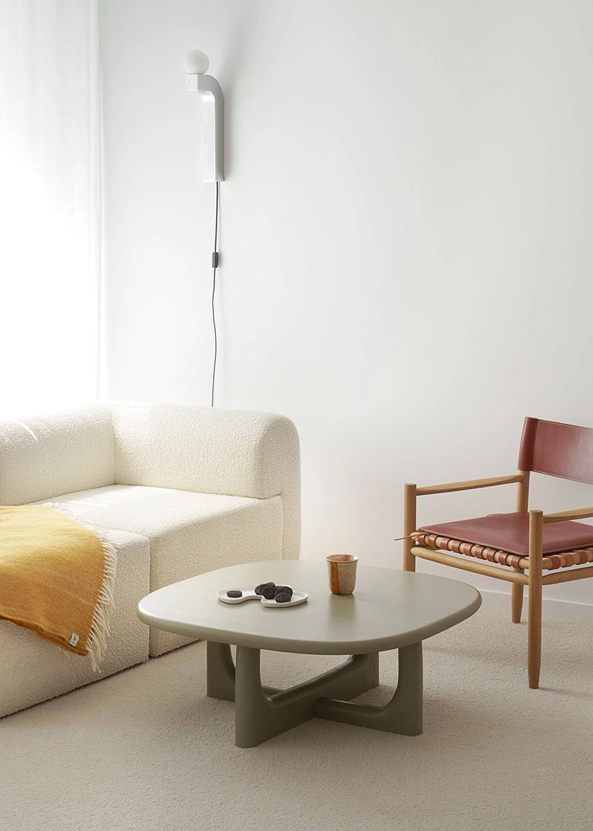 Olfo Oak Wood Coffee Table