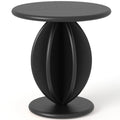 Citrus High Ash Wood Side Table