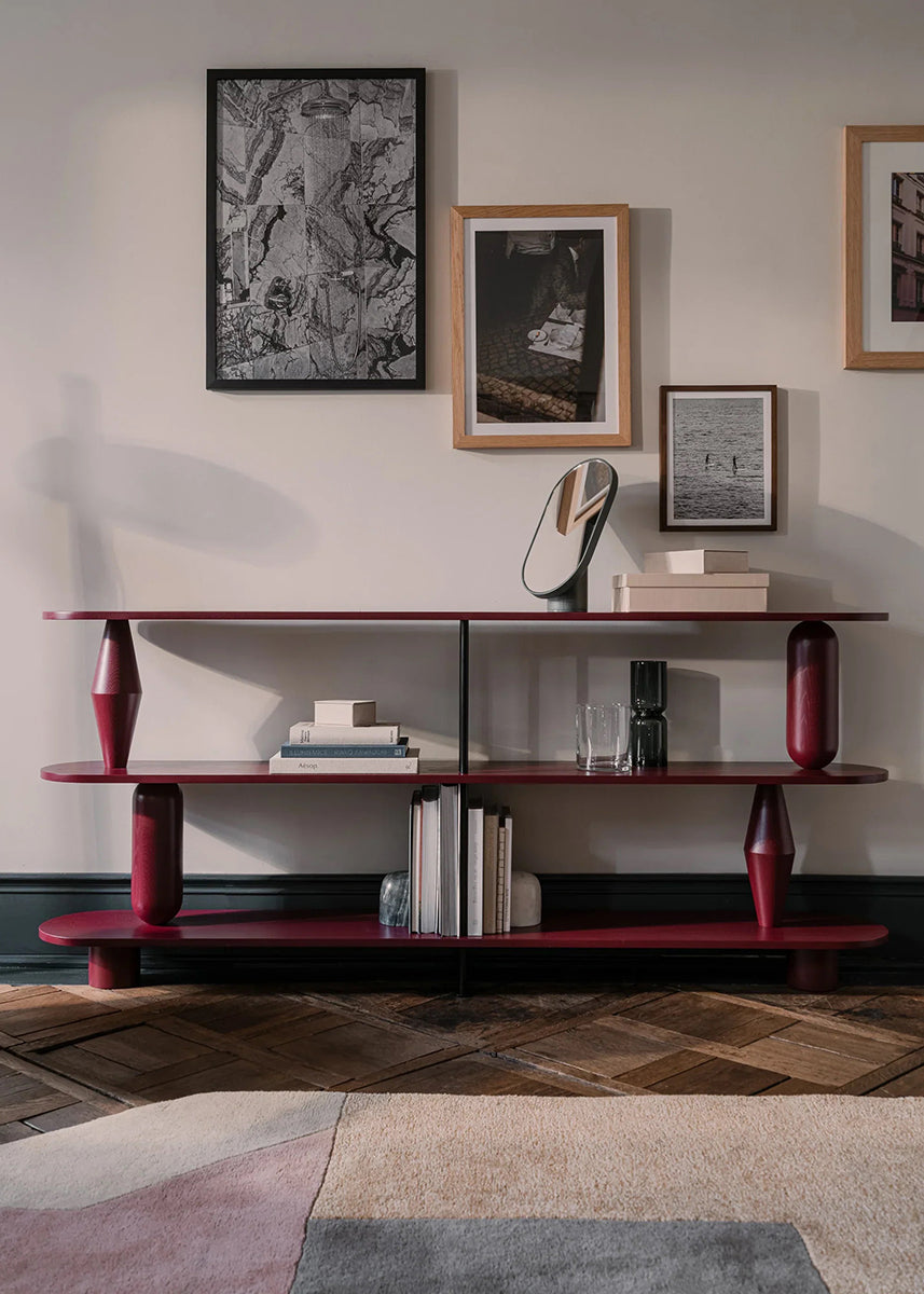 Vazoo Duo 3 Oak Wood Bookcase