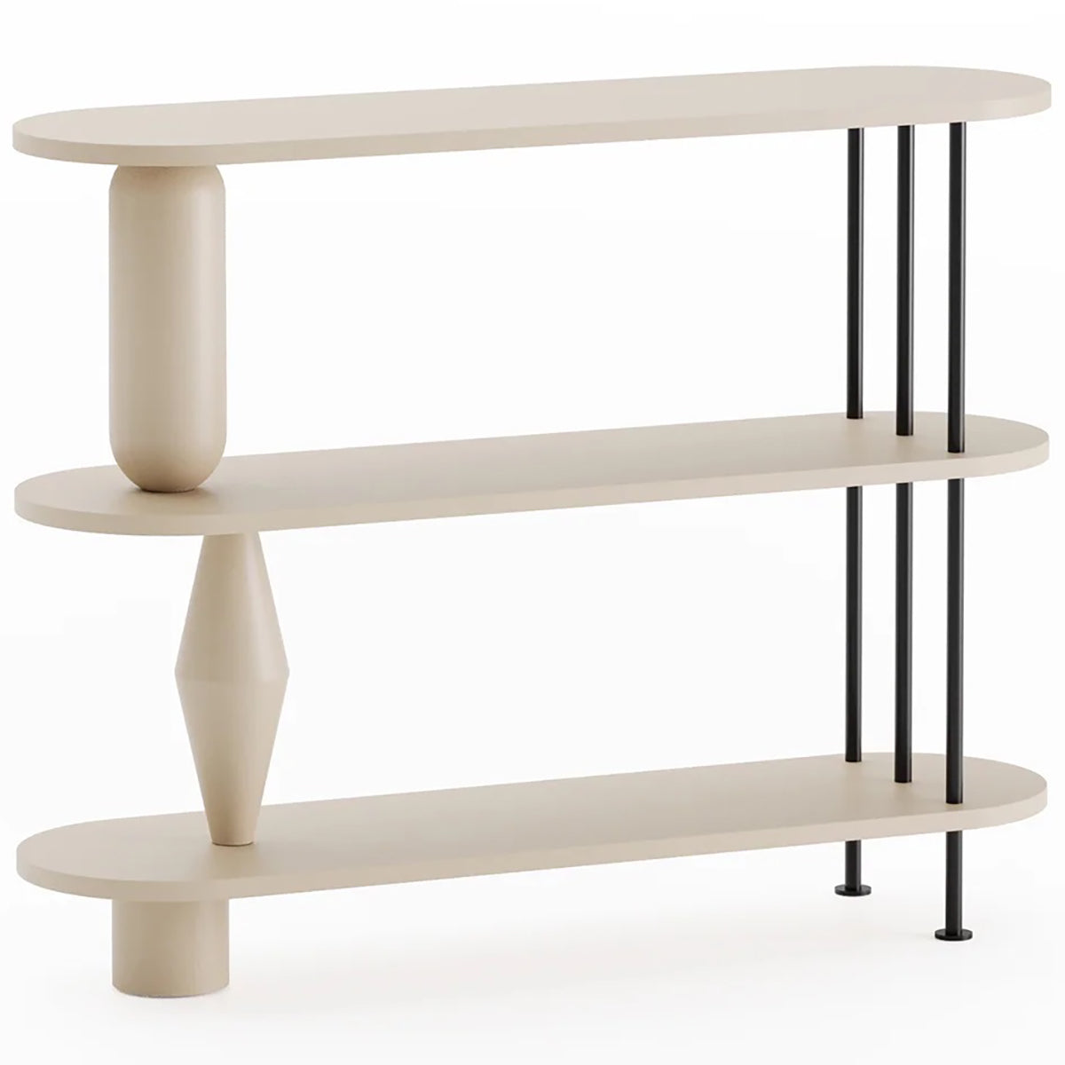 Vazoo 3 Oak Wood Bookcase