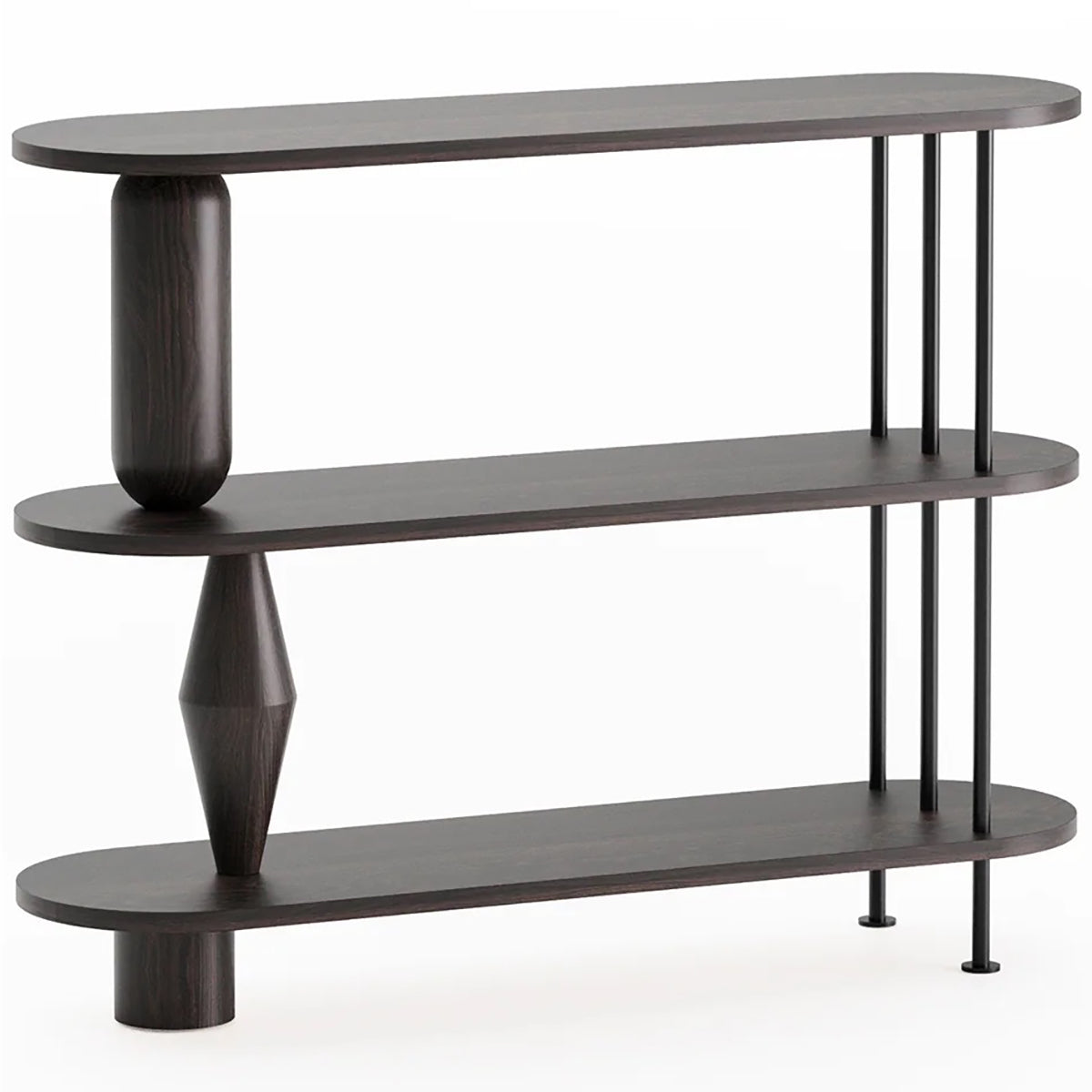 Vazoo 3 Oak Wood Bookcase