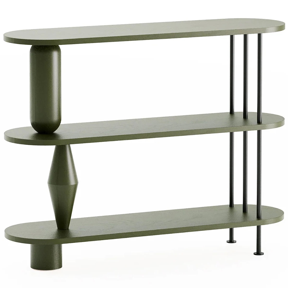 Vazoo 3 Oak Wood Bookcase