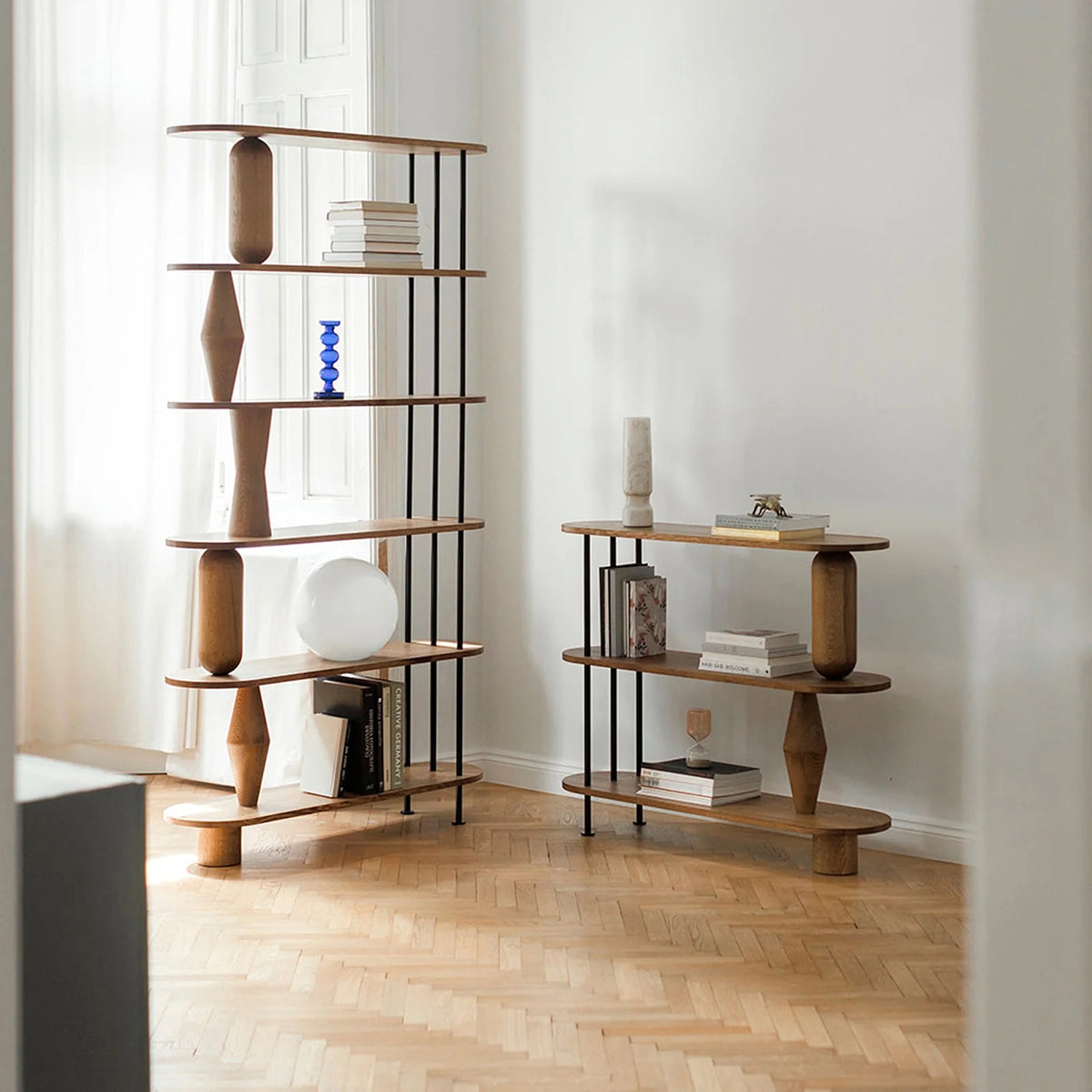 Vazoo 4 Oak Wood Bookcase
