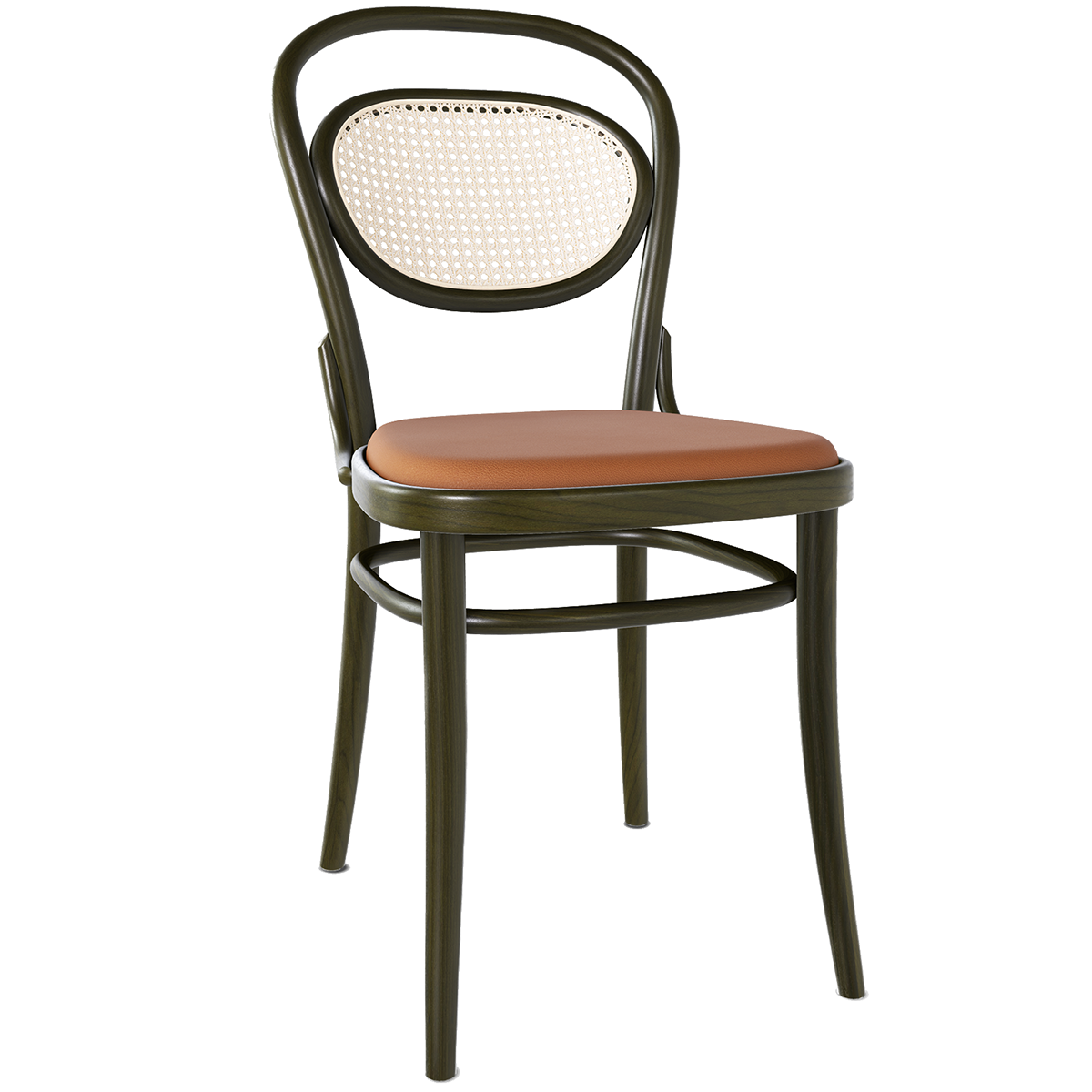 20 Upholstered Seat Mesh/Cane Back Chair - WOO .Design