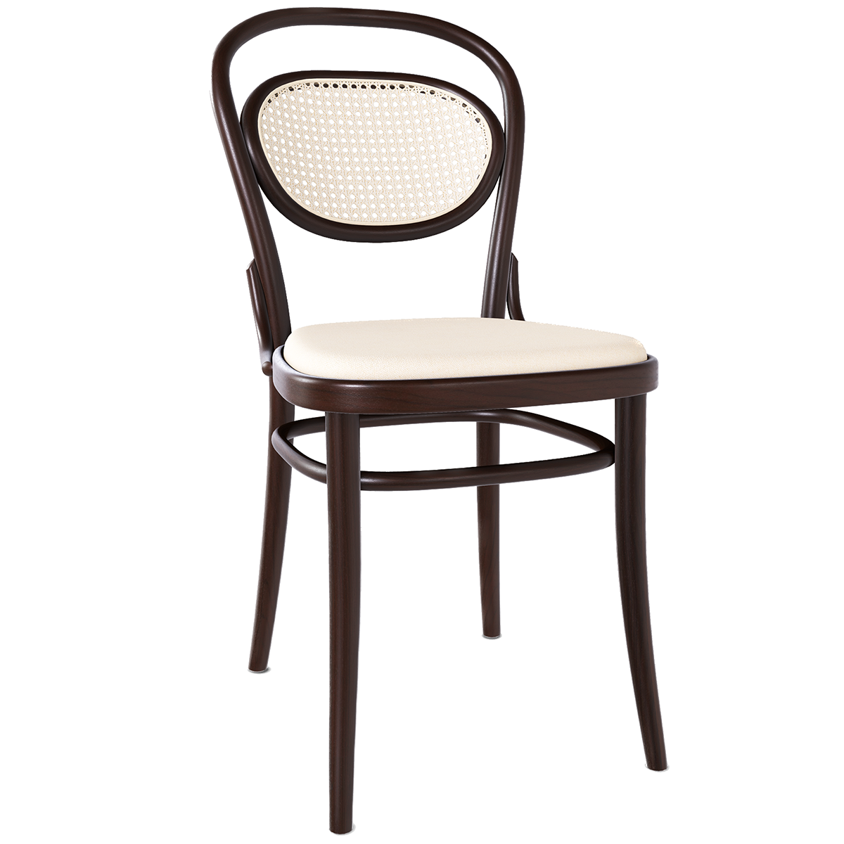 20 Upholstered Seat Mesh/Cane Back Chair - WOO .Design