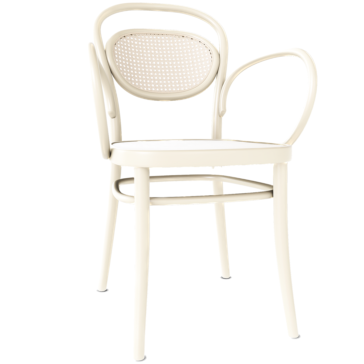 20 Wood Seat Mesh/Cane Back Armchair - WOO .Design