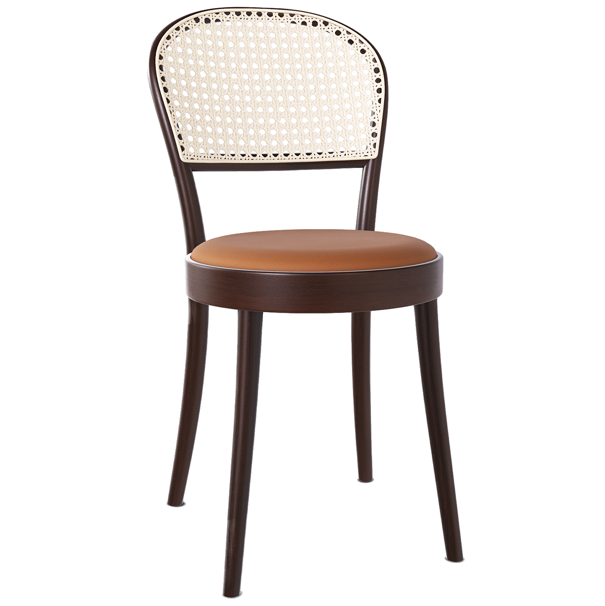 314 Upholstered Seat Mesh/Cane Back Chair - WOO .Design