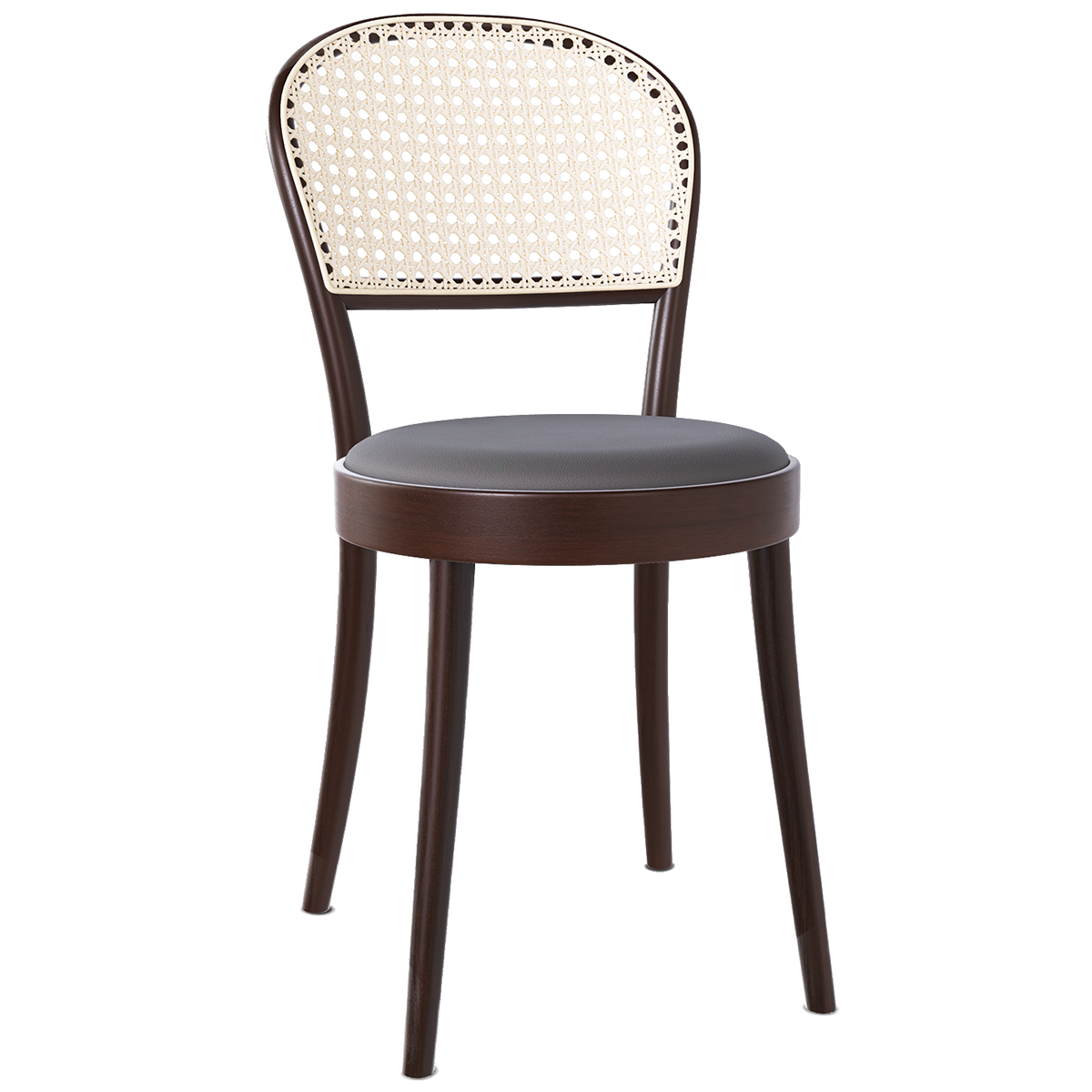 314 Upholstered Seat Mesh/Cane Back Chair - WOO .Design