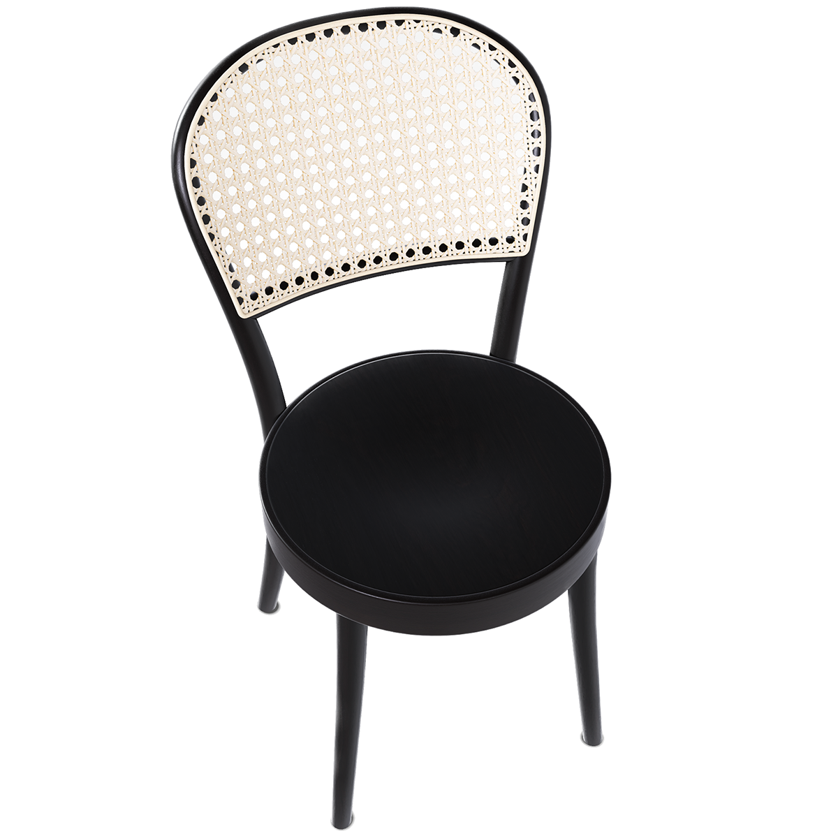 314 Wood Seat Mesh/Cane Back Chair - WOO .Design