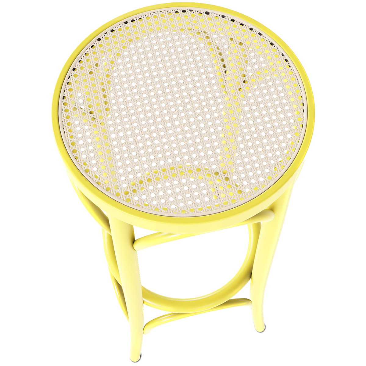 73 Cane/Mesh Barstool - WOO .Design