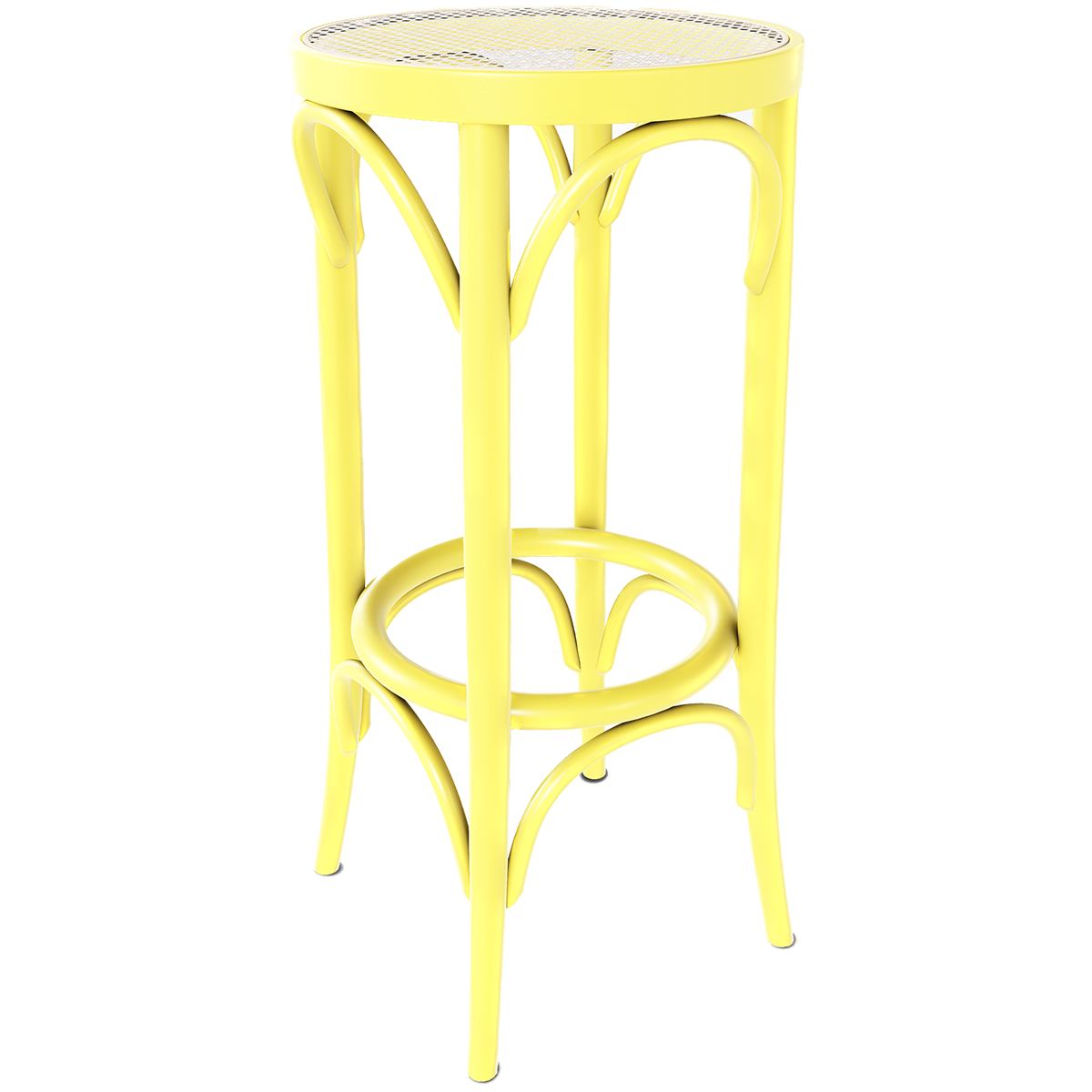 73 Cane/Mesh Barstool - WOO .Design