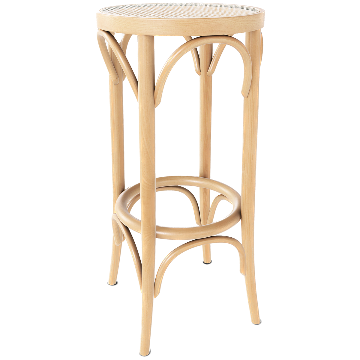 73 Cane/Mesh Barstool - WOO .Design