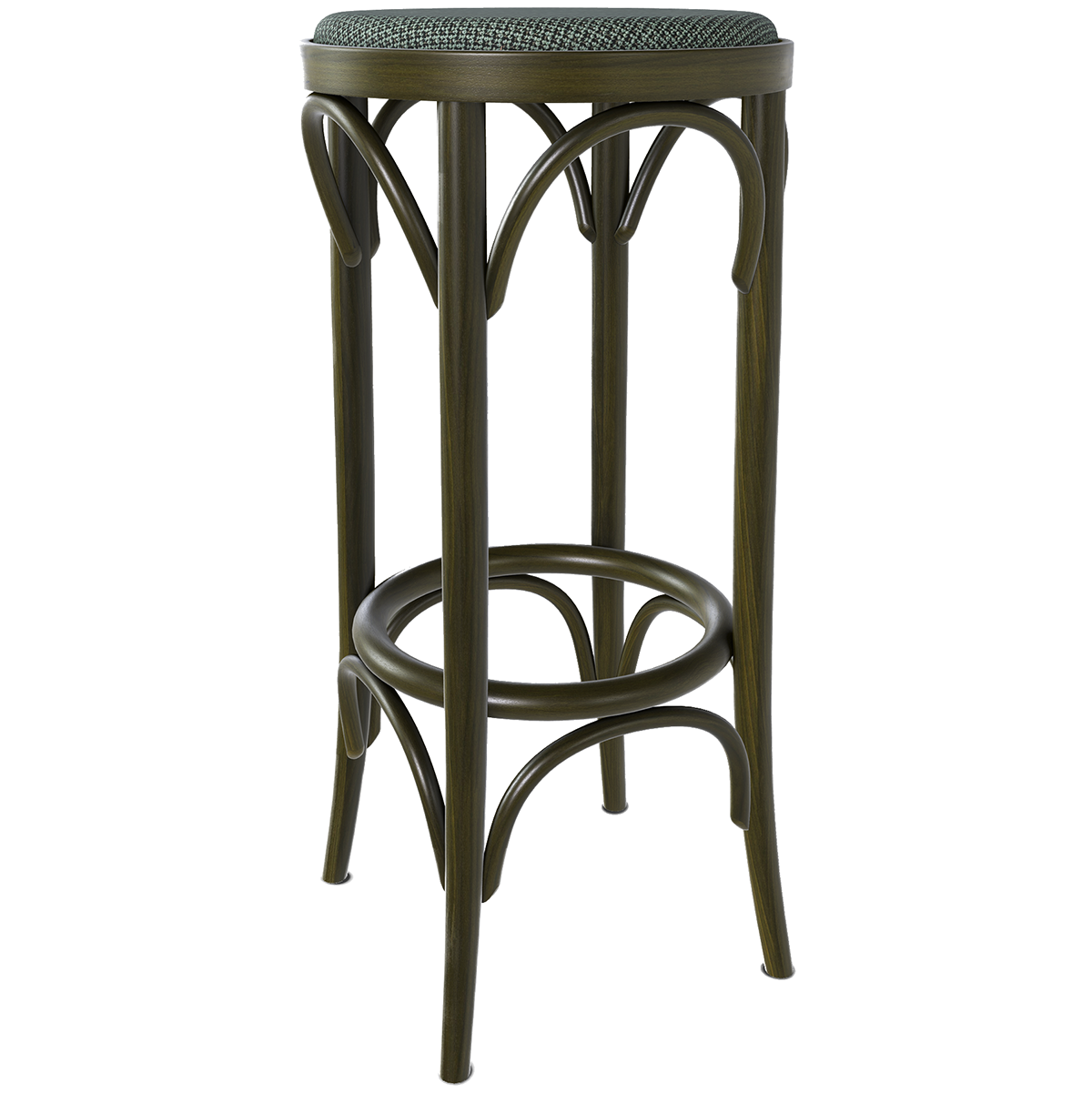 73 Upholstered Barstool - WOO .Design