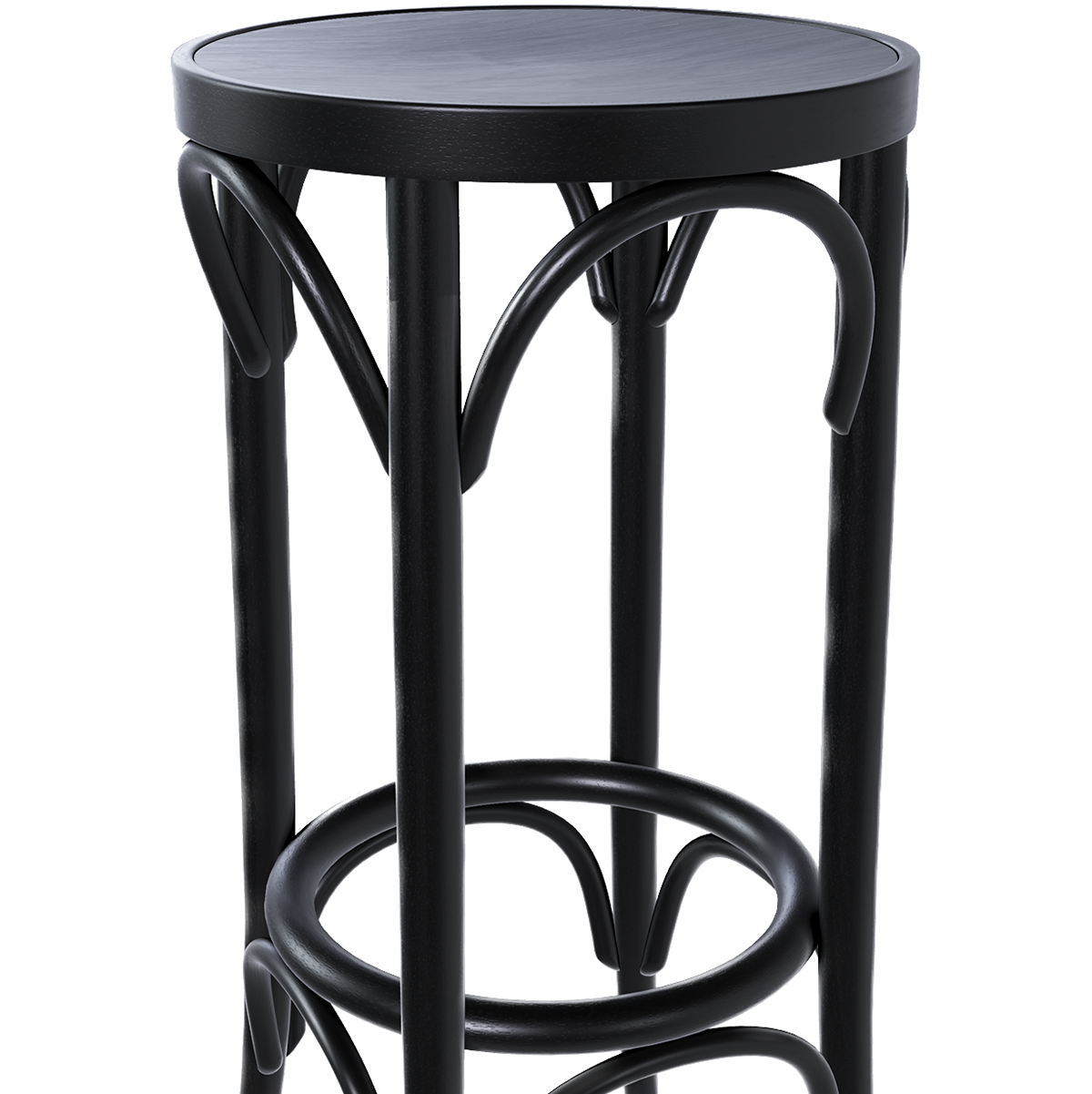 73 Wood Barstool - WOO .Design