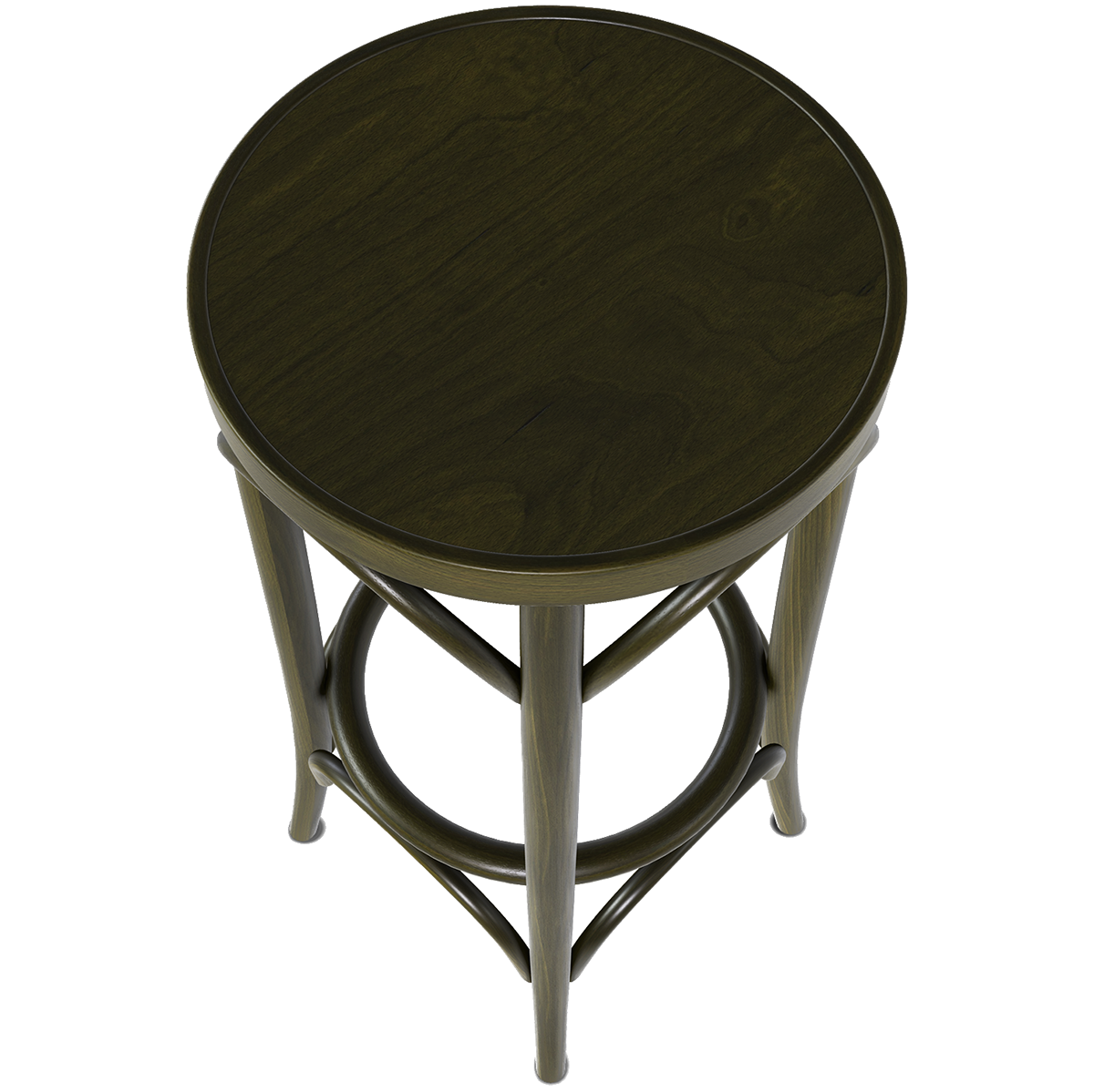 73 Wood Barstool - WOO .Design