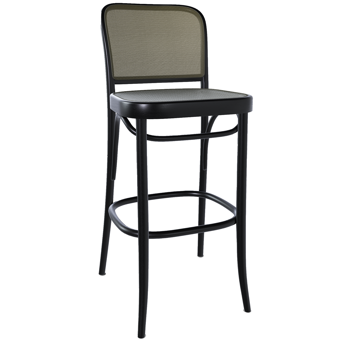 811 Mesh/Cane Barstool - WOO .Design