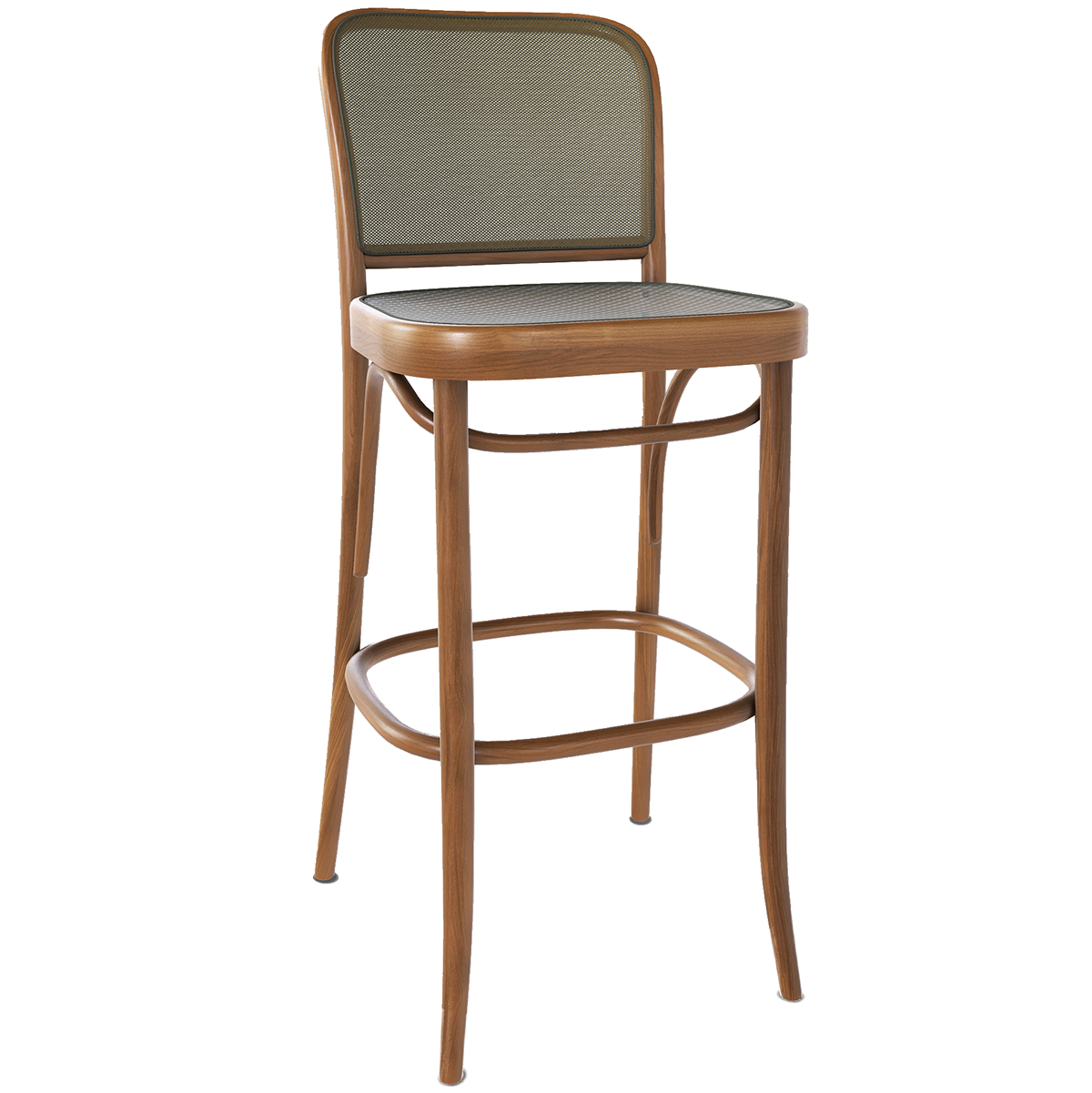 811 Mesh/Cane Barstool - WOO .Design