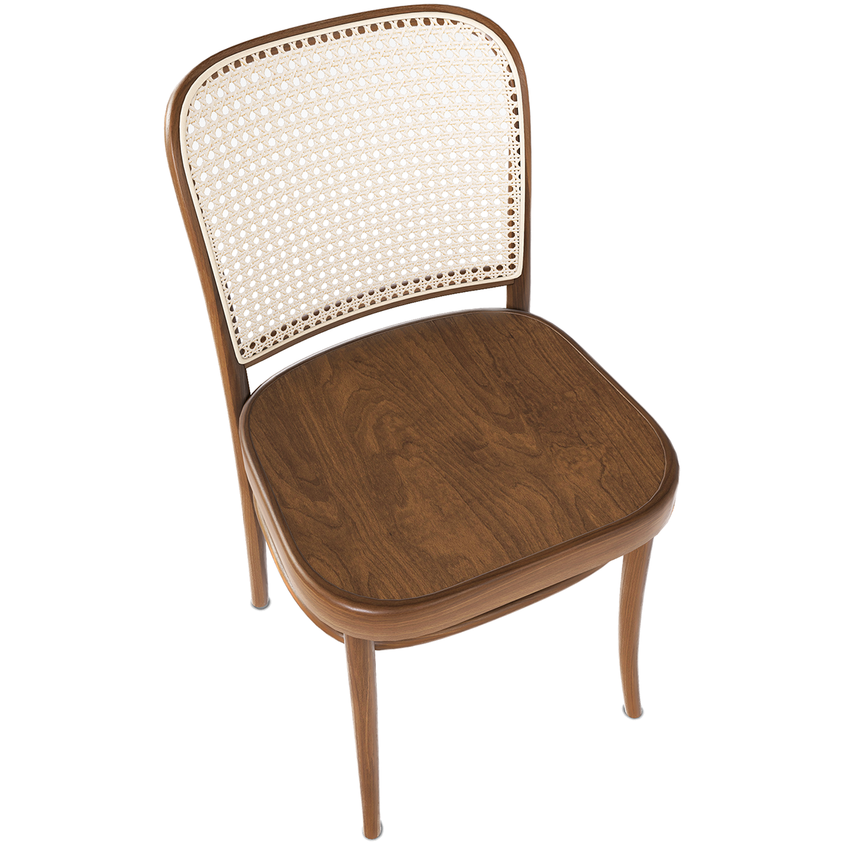 811 Wood Seat Mesh/Cane Back Chair - WOO .Design