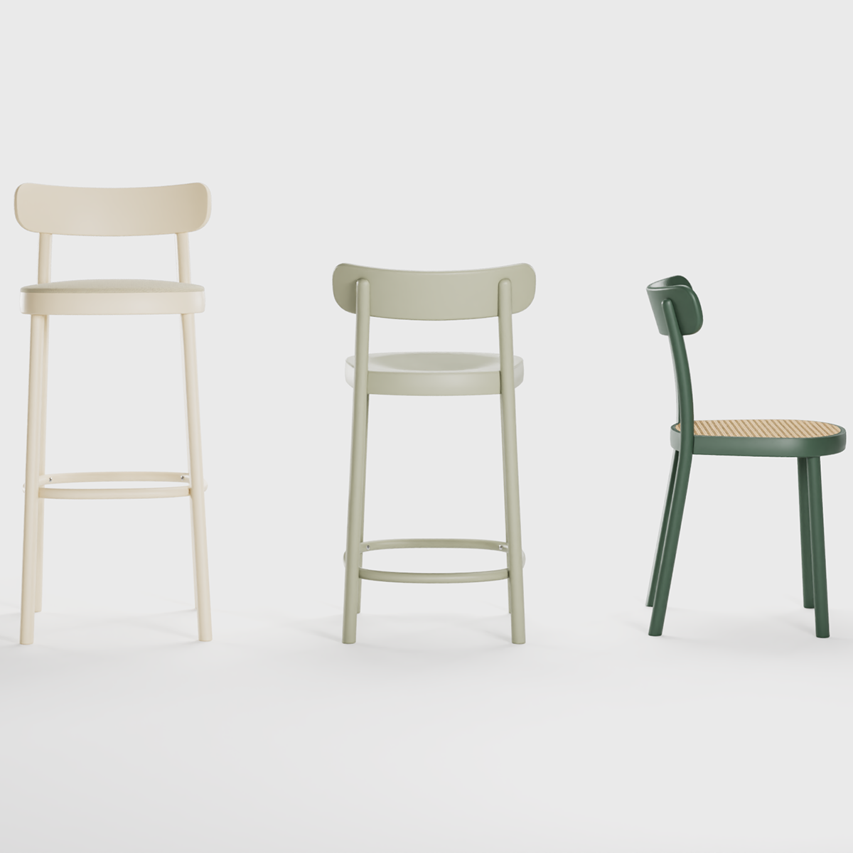 La Zitta Wood Barstool - WOO .Design