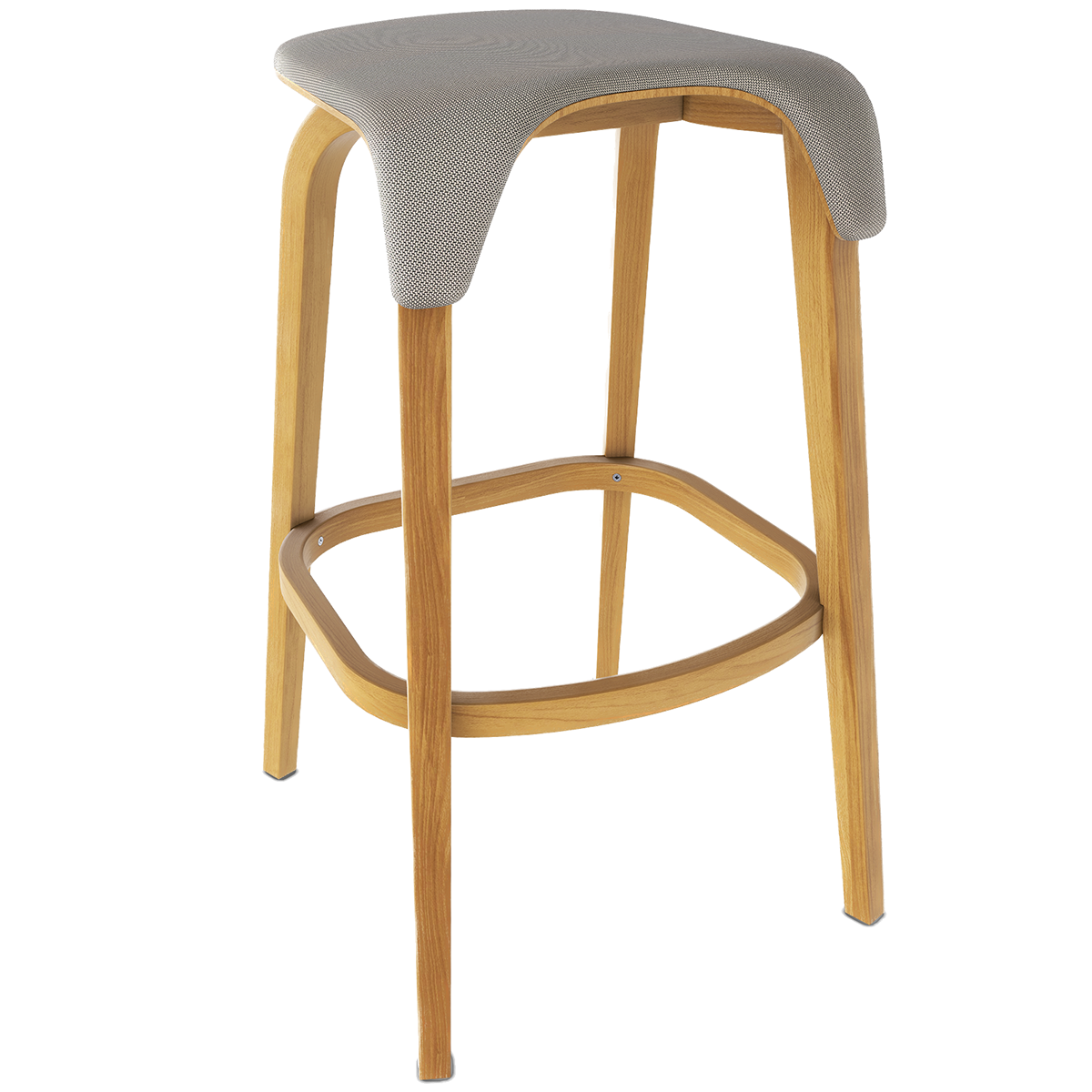 Leaf Upholstered Barstool - WOO .Design