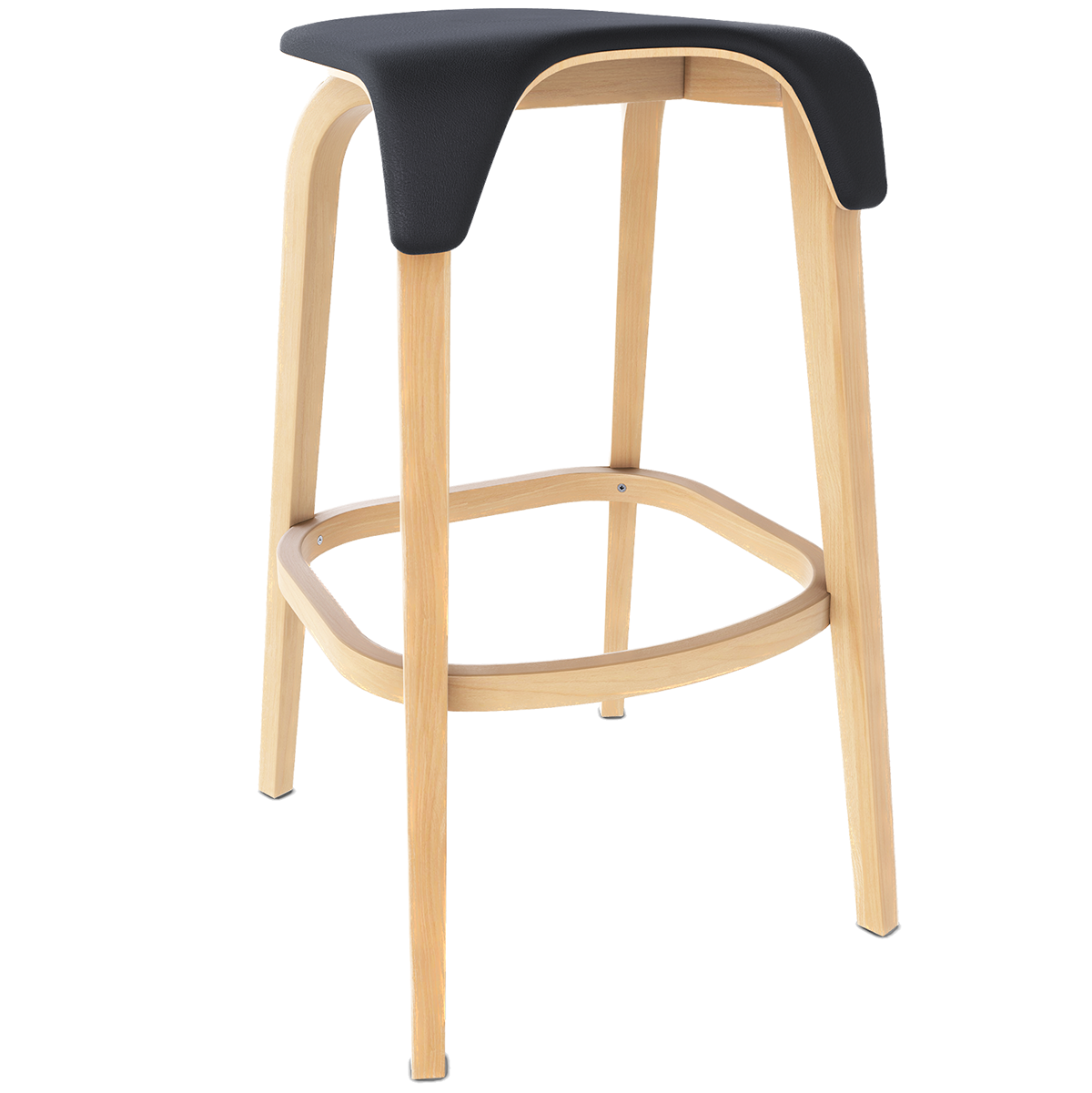 Leaf Upholstered Barstool - WOO .Design