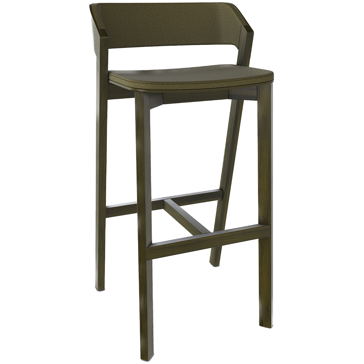 Merano Upholstered Barstool - WOO .Design