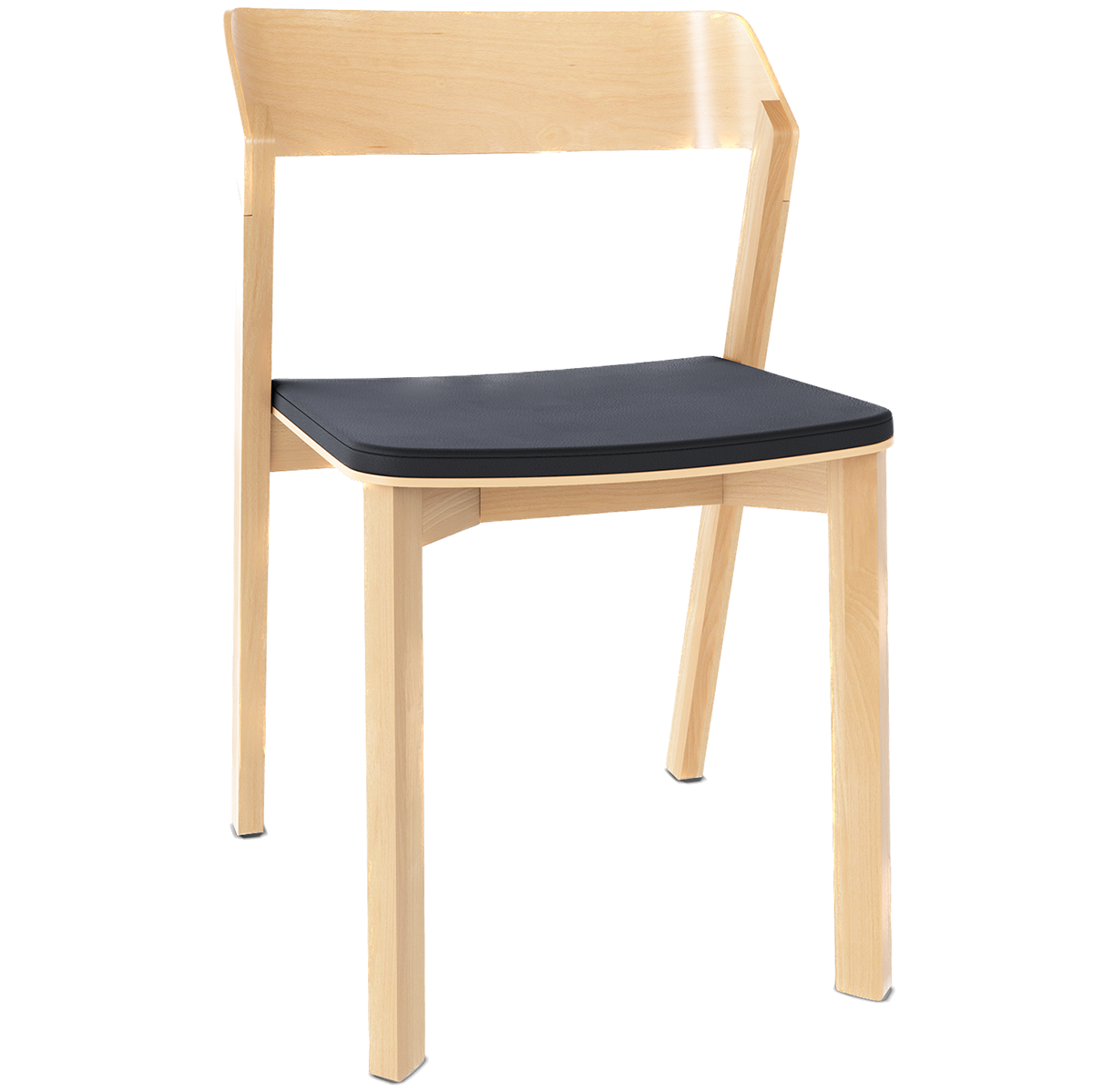 Merano Upholstered/Wood Chair - WOO .Design