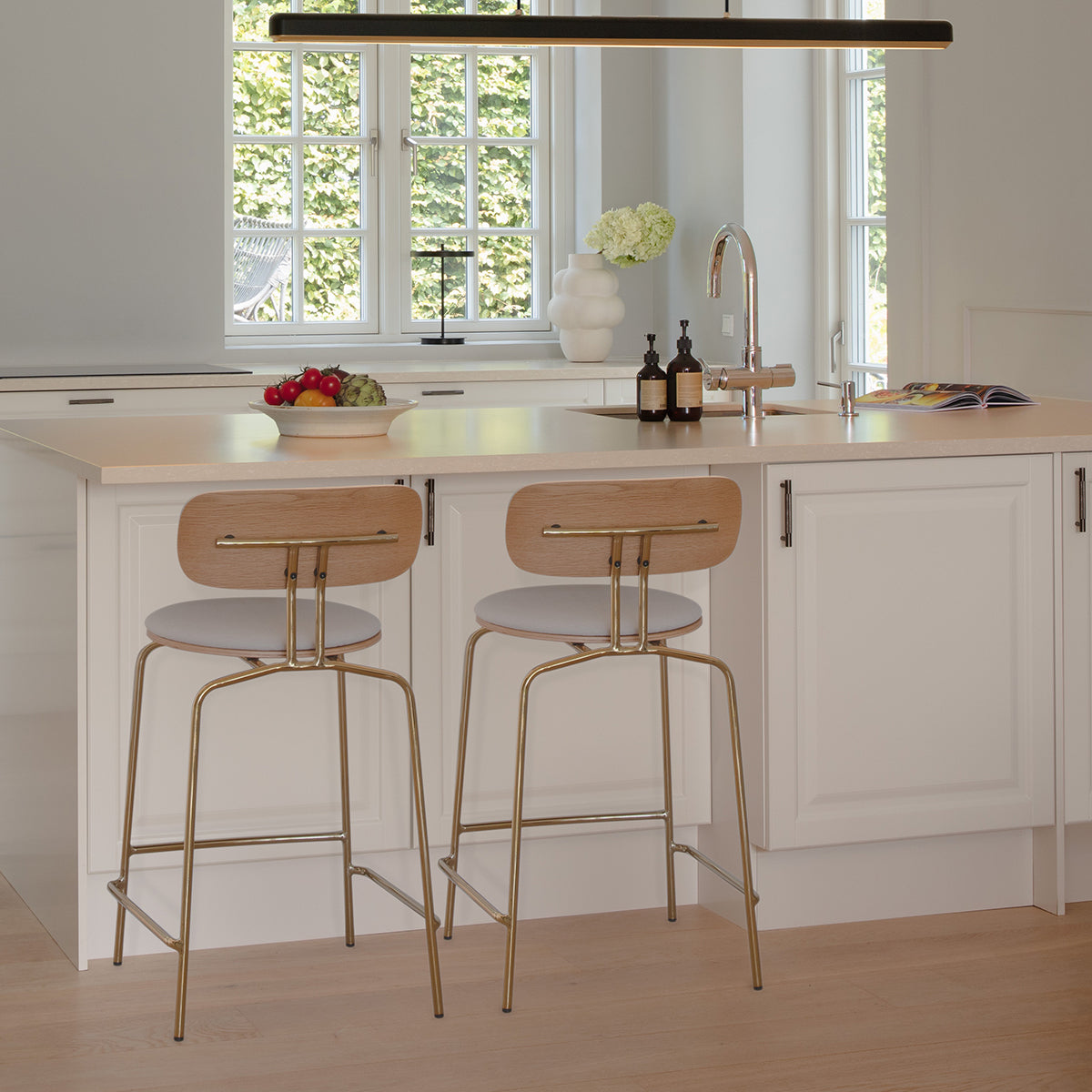 Curious Counter Stool with Cushion