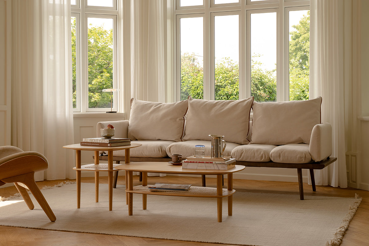 Together Sleek Rectangular Coffee Table