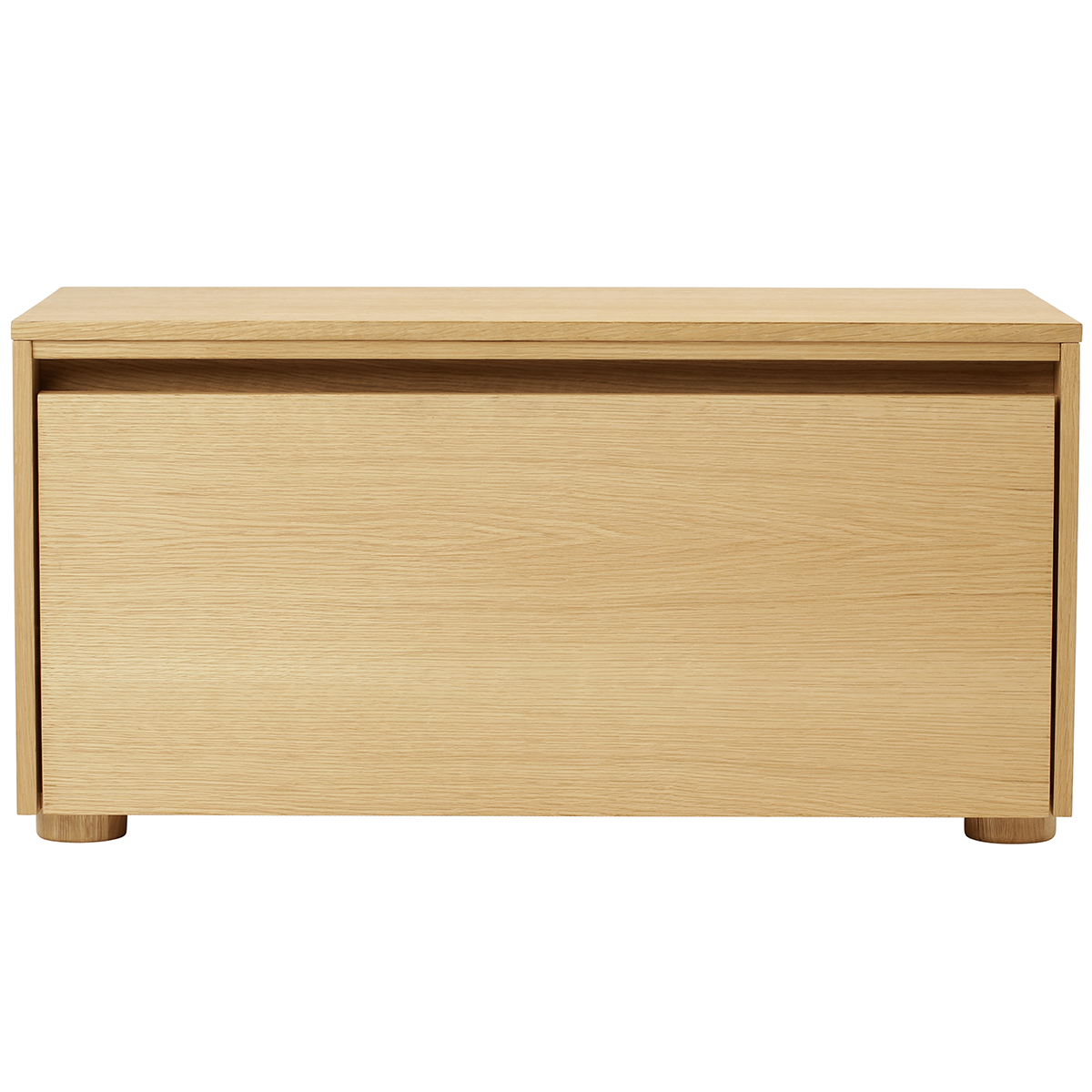 Hideaway Oak Storage Bench