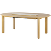 Comfort Circle Extendable Dining Table with Ceramic Top