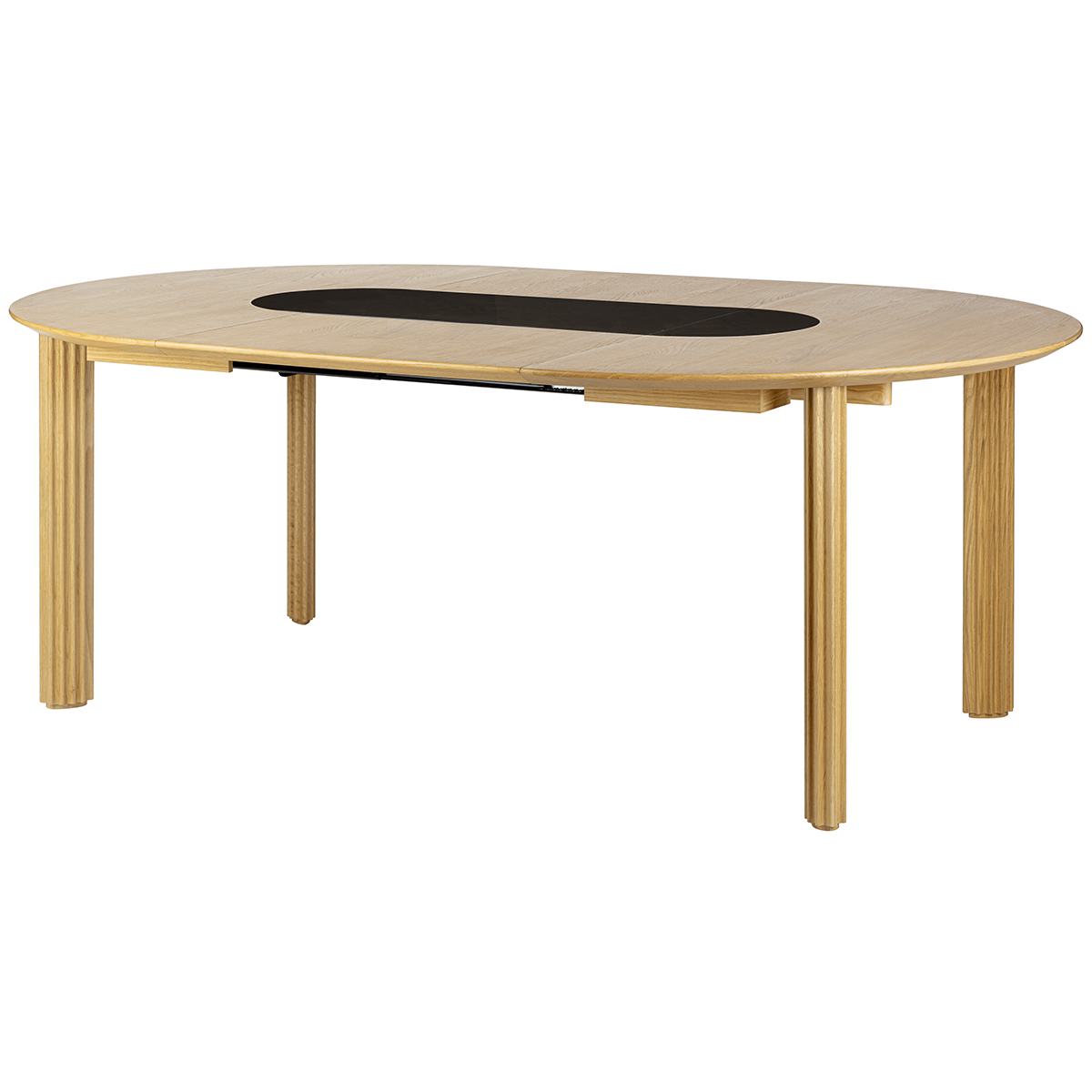 Comfort Circle Extendable Dining Table with Ceramic Top