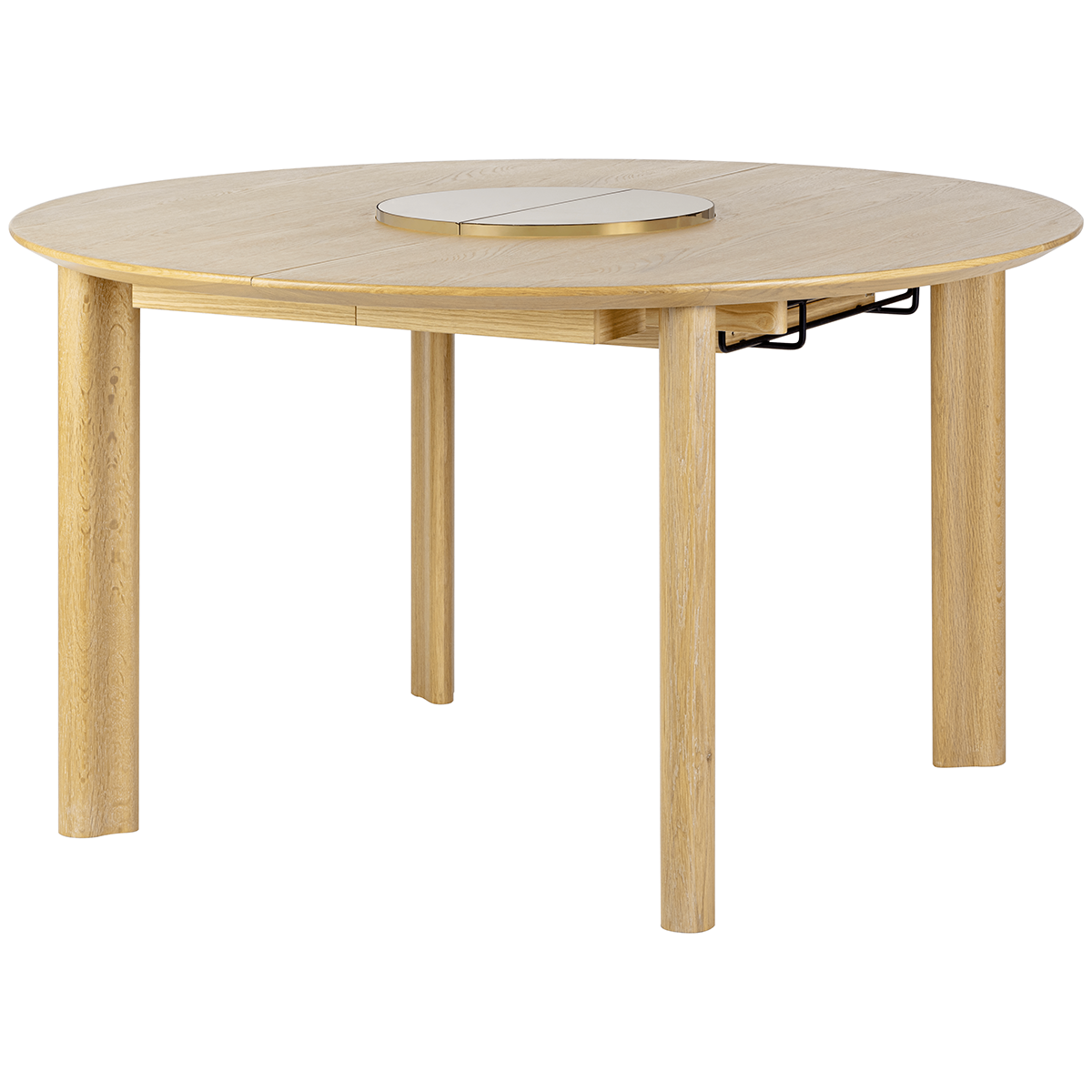 Comfort Circle Extendable Dining Table with Ceramic Top