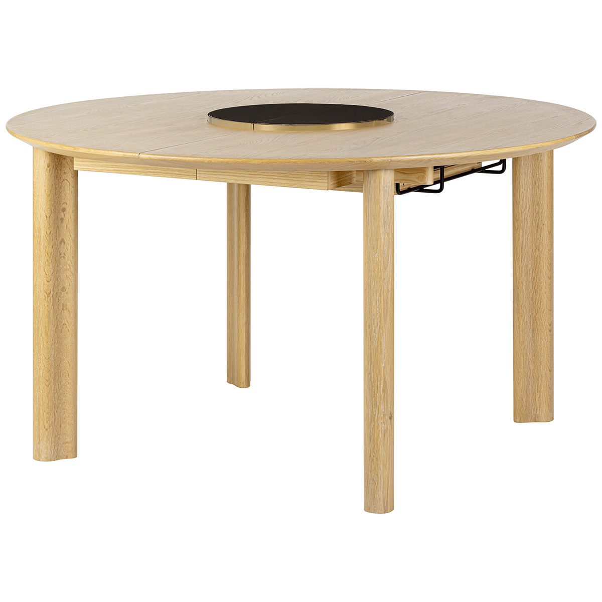 Comfort Circle Extendable Dining Table with Ceramic Top