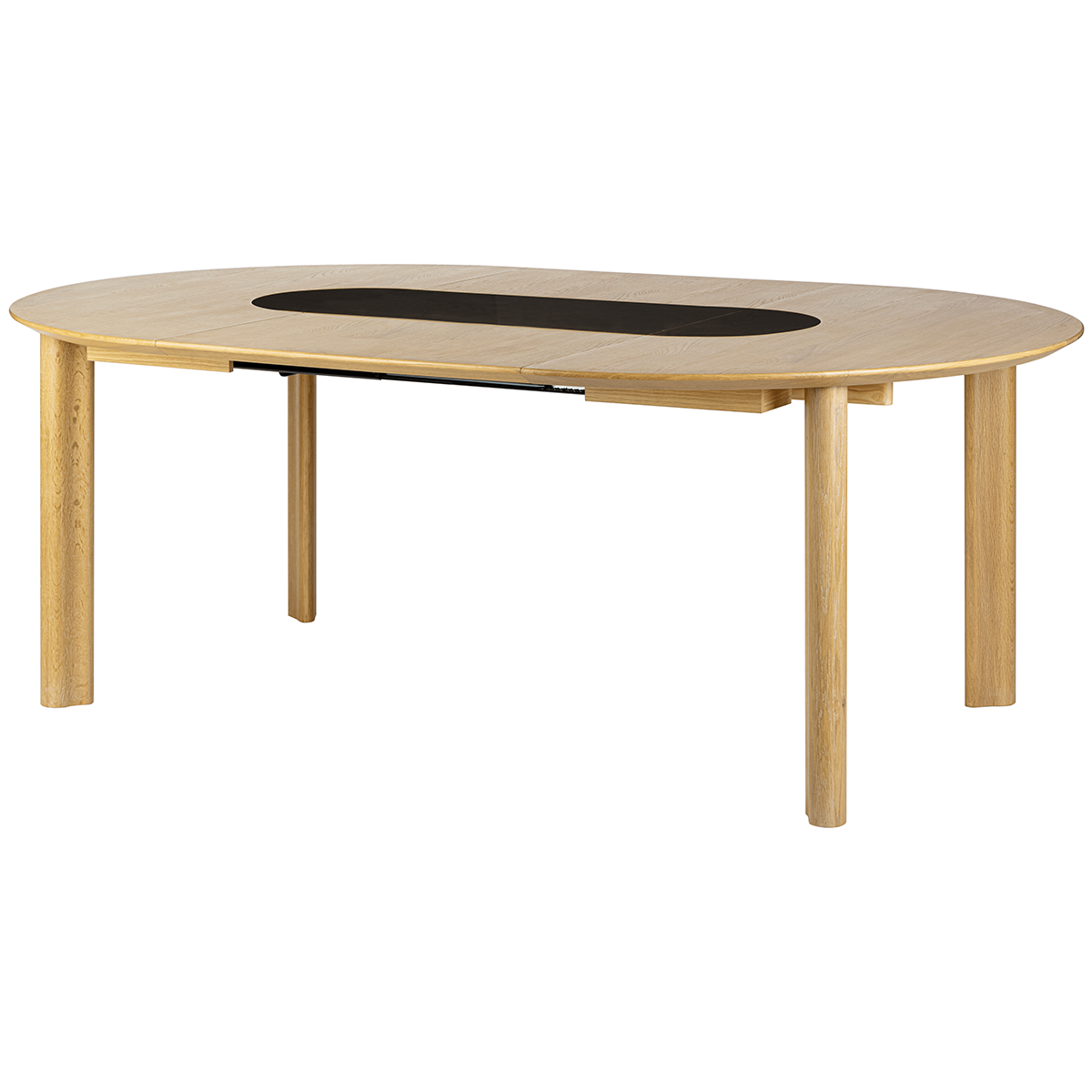 Comfort Circle Extendable Dining Table with Ceramic Top