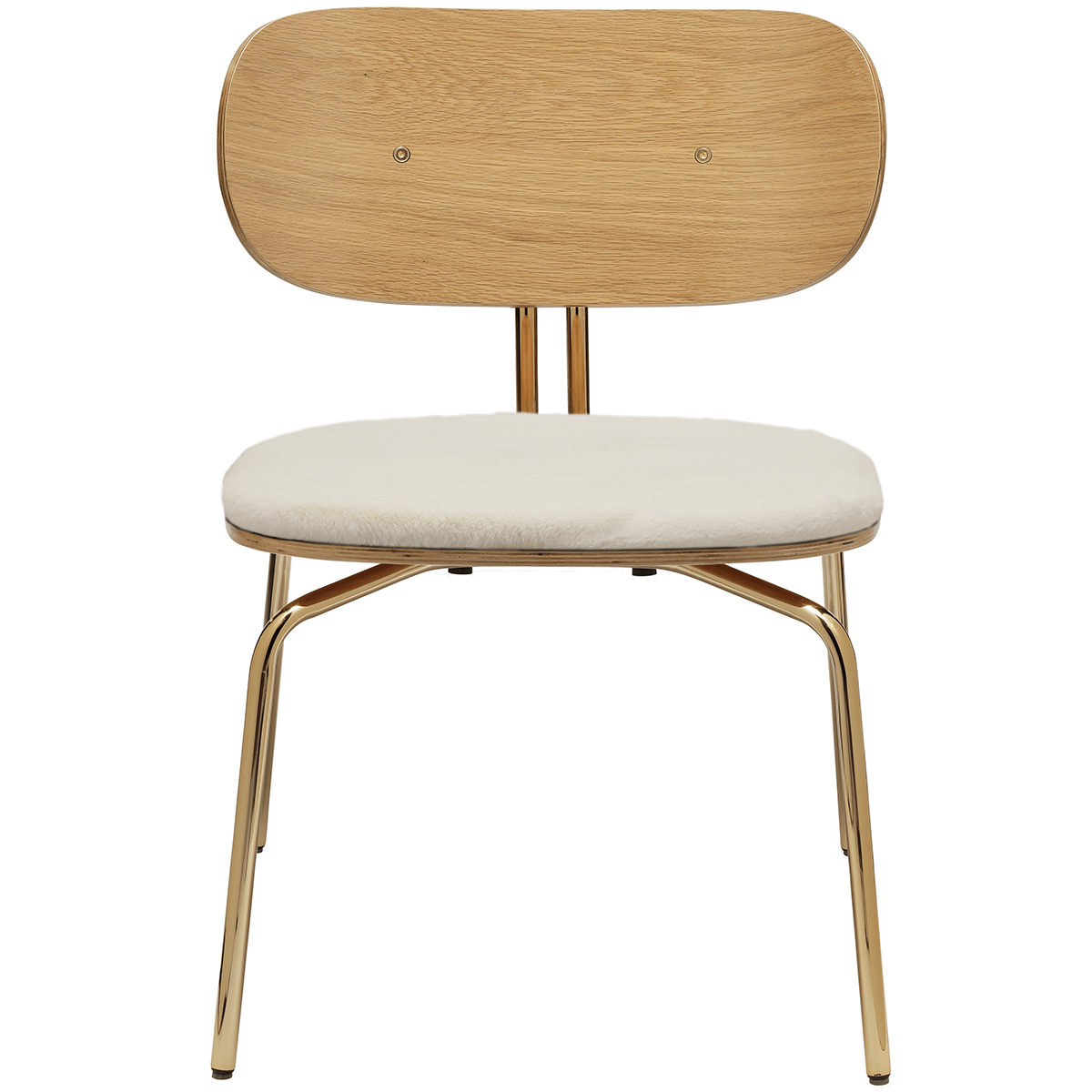 Curious Lounge Chair with Teddy Cushion