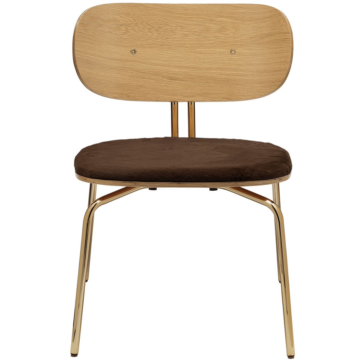 Curious Lounge Chair with Teddy Cushion