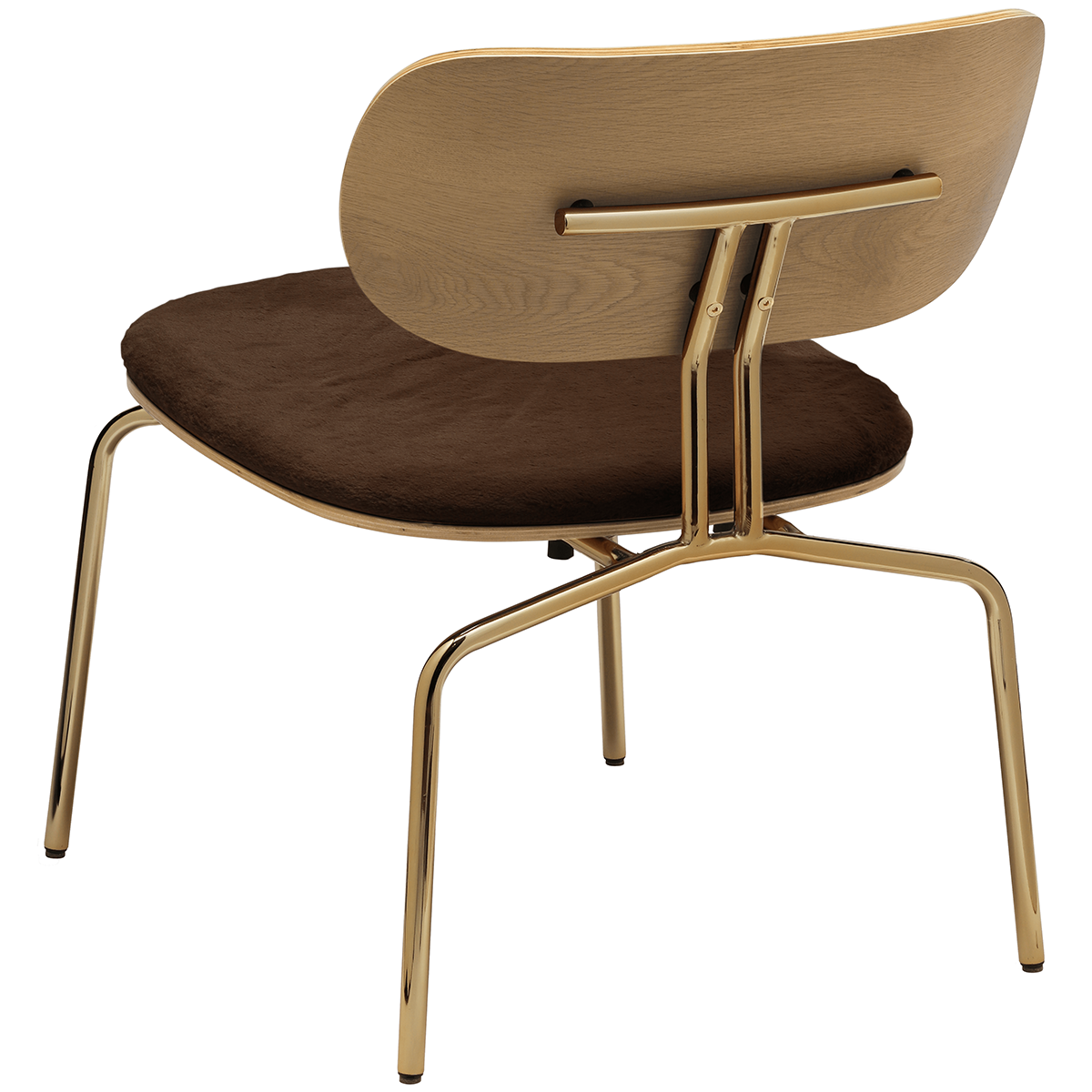 Curious Lounge Chair with Teddy Cushion