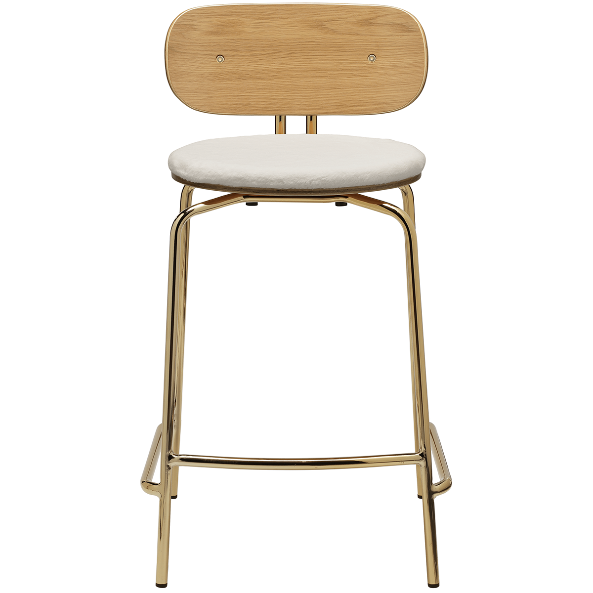 Curious Counter Stool with Teddy Cushion