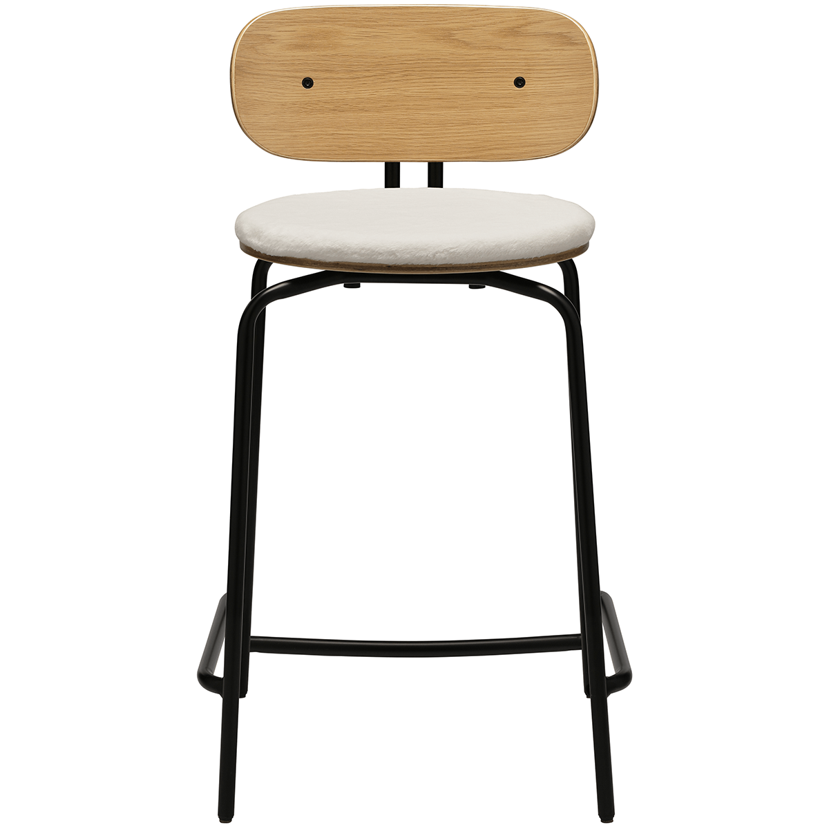 Curious Counter Stool with Teddy Cushion