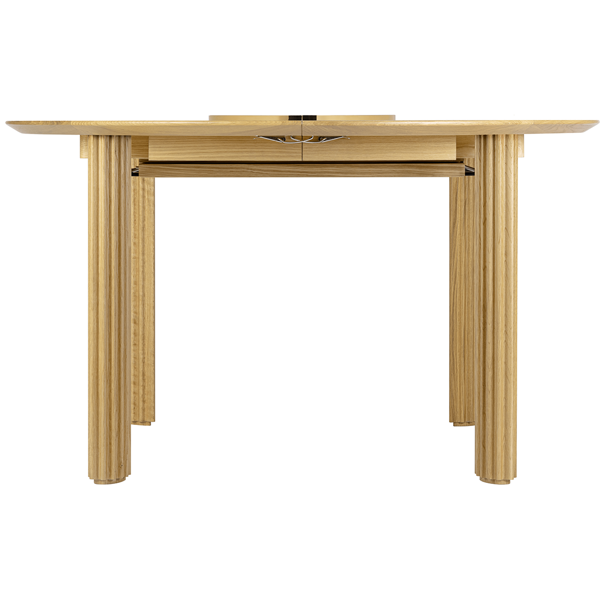 Comfort Circle Extendable Dining Table with Ceramic Top