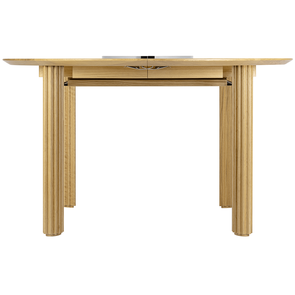 Comfort Circle Extendable Dining Table with Ceramic Top