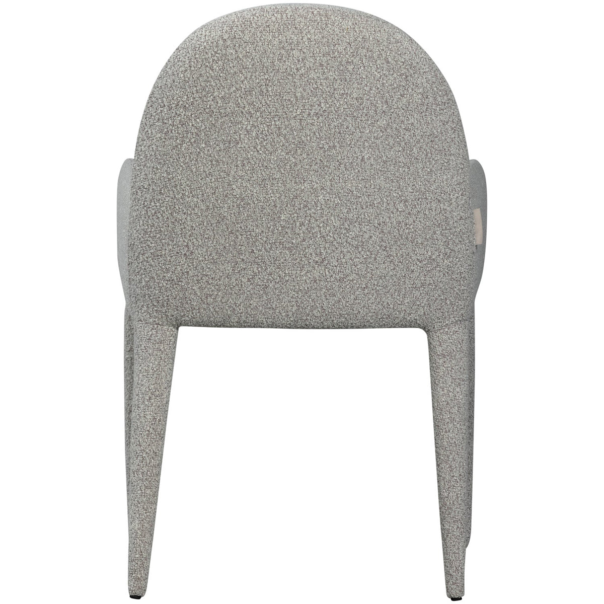 Elegance Greige Dining Chair with Armrest