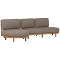 Zinto Acacia Wood Garden Lounge Set