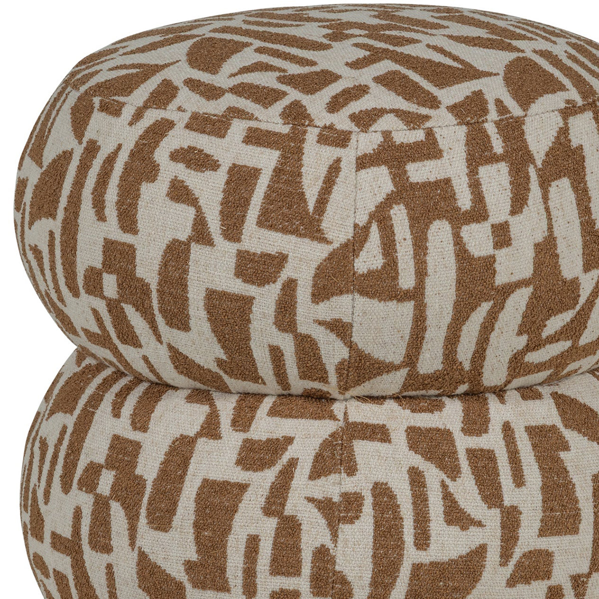 Anic Graphic Pattern Pouf