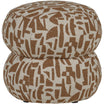 Anic Graphic Pattern Pouf