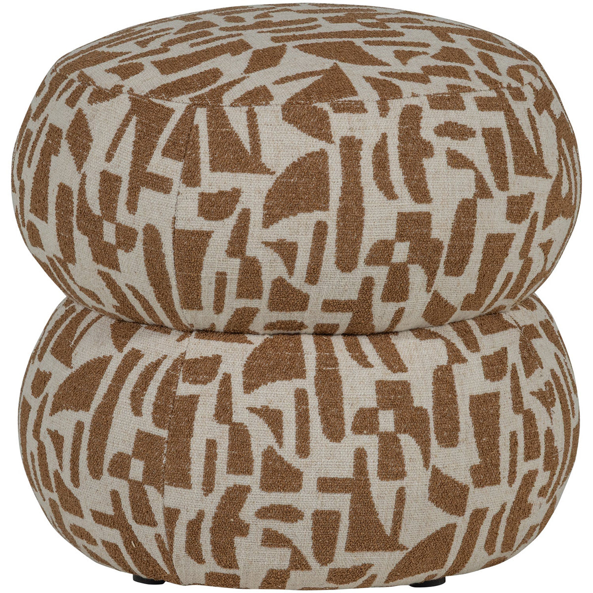 Anic Graphic Pattern Pouf