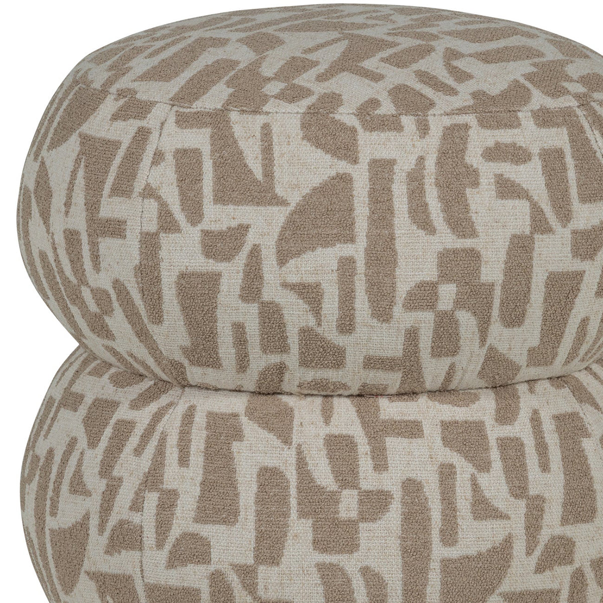 Anic Graphic Pattern Pouf