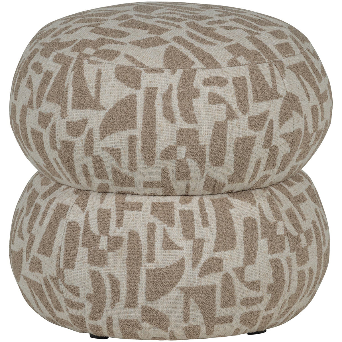 Anic Graphic Pattern Pouf